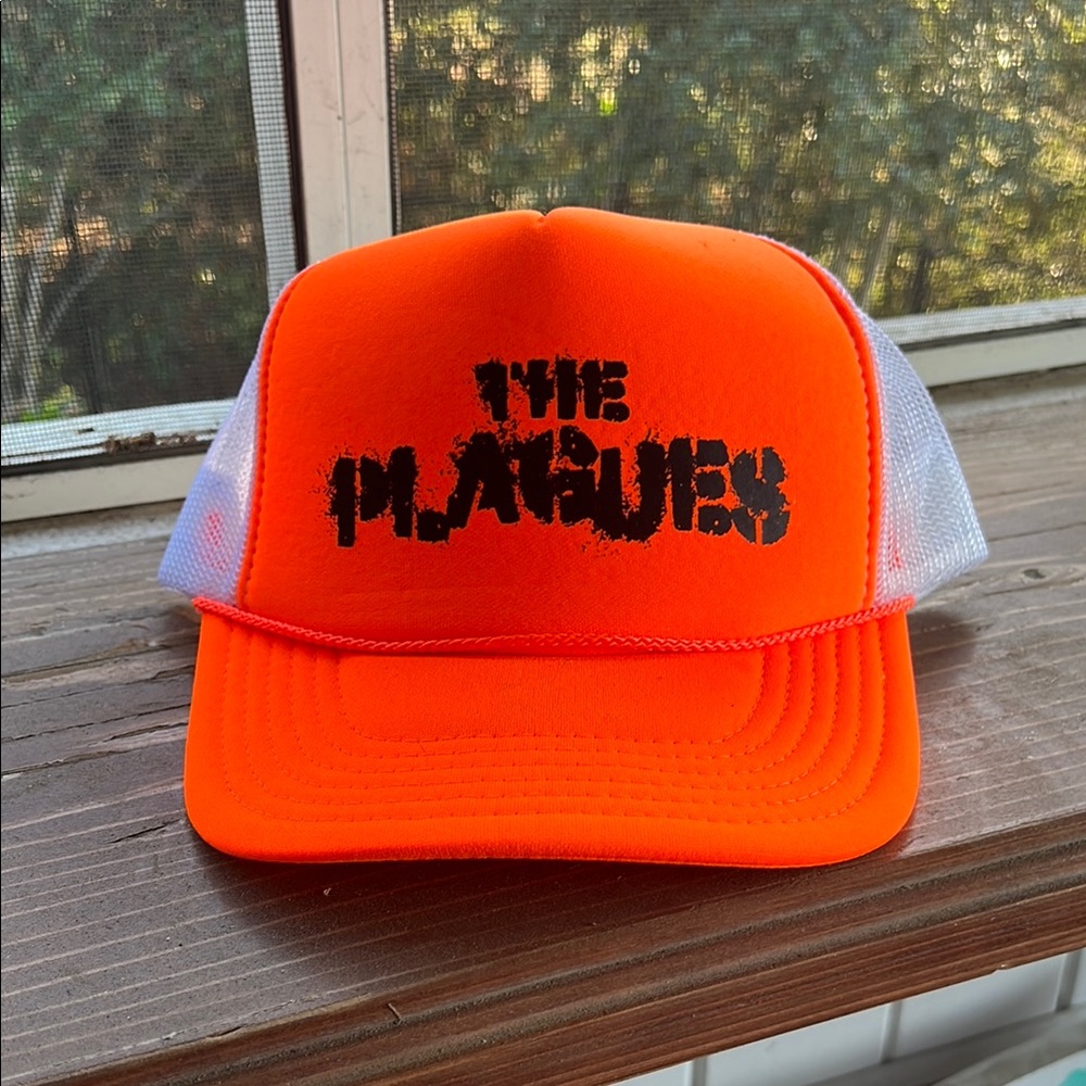 Bright Orange the plagues band hat